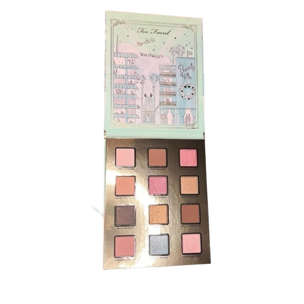 LIMITED EDITION Too Faced Christmas in Los Angeles eye shadow pallet